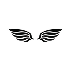 Angel wings icon vector. fly illustration sign collection. pilot symbol. wings logo.