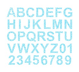 Vector Alphabet Set.