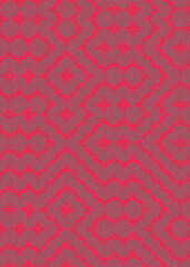 Abstract Geometric Pattern generative computational art illustration