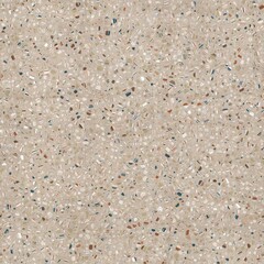 Seamless modern abstract terrazzo pattern swatch. High quality illustration. Random trendy confetti design for textile print or interior design or floor. Colorful micro speckle tile mosaic material.