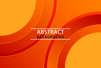 geometric orange abstract background design.