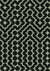 Abstract Geometric Pattern generative computational art illustration