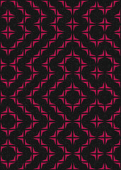 Abstract Geometric Pattern generative computational art illustration