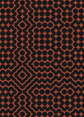 Abstract Geometric Pattern generative computational art illustration