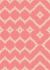 Fototapeta premium Abstract Geometric Pattern generative computational art illustration