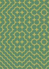 Abstract Geometric Pattern generative computational art illustration