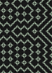 Abstract Geometric Pattern generative computational art illustration