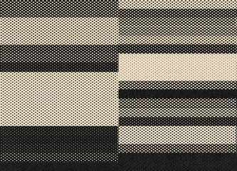 Black And White Halftone Composition