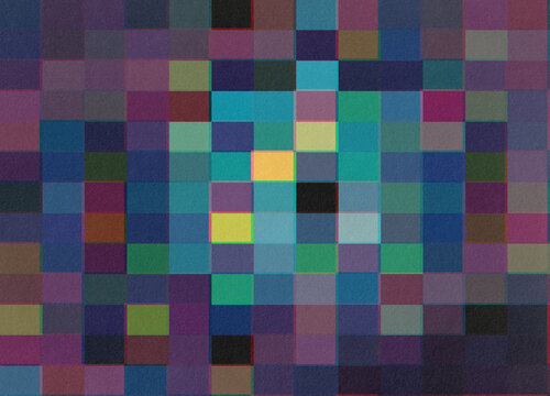 Night Pixel Colors Illustration