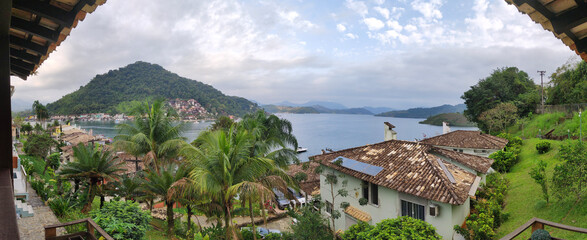 view of the mountains