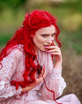 Historical Dress Red Hair Images 