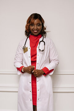 Smiling medical student's portrait