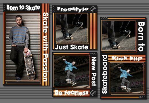 Skateboarding Social Post