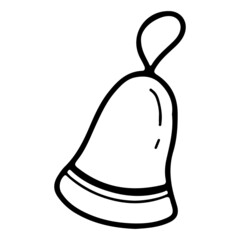 A hand-drawn Christmas tree toy.