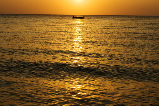 Sunset On Inhaca Island Mozambique