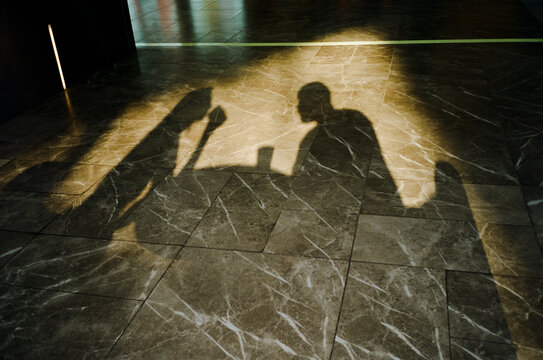 Shadow on the floor