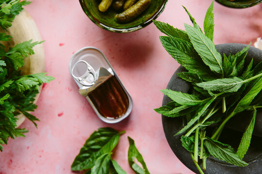 Salsa verde ingredients