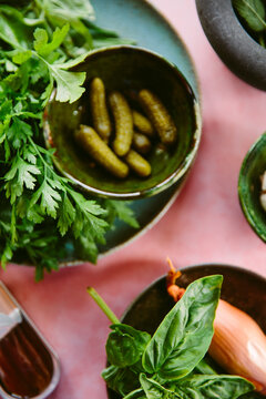 Salsa verde ingredients