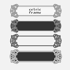 traditional celtic ornament frame