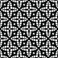 floral seamless pattern background.Geometric ornament for wallpapers and backgrounds. Black pattern.