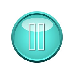 Pause Modern Icon graphic vector design