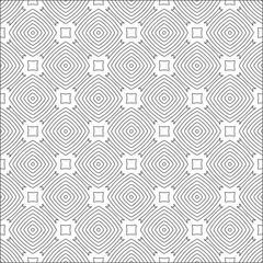  floral pattern background.Repeating geometric tiles from striped elements. Black pattern. 