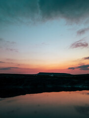 Obraz premium Stanage Edge view from Upper Burbage car park