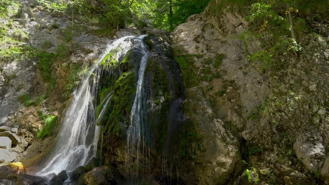 Lesser Waterfall Ilomska, Vlasic mountain, Bosnia and Herzegovina - (4K)