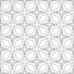 floral pattern background.Repeating geometric tiles from striped elements.  Black pattern. 