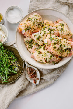 Chicken with herbs