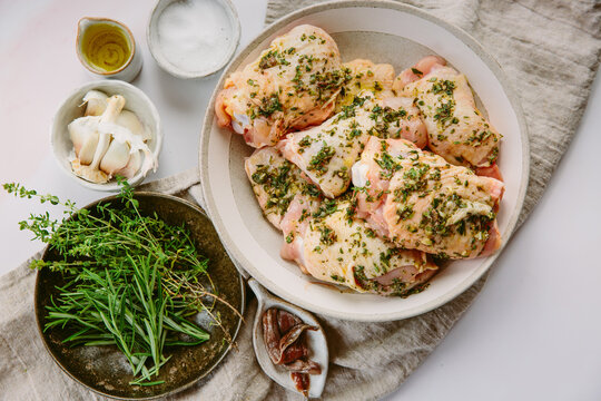 Chicken with herbs