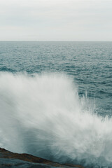 waves on the beach