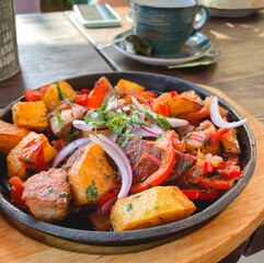 chicken with vegetables