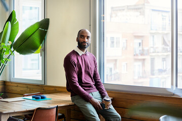Black entrepreneur's portrait