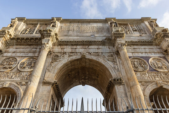 The Arch of Constantine at sunset