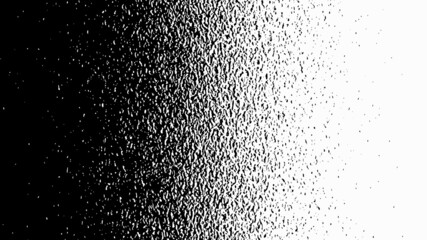 Black and white are mixed in half. Black and white are half dissolved in each other. Grainy texture. Grunge texture. Mix Grunge Halftone. Art backdrop