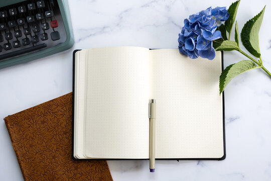 Pretty notebook and pen
