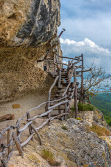 Monastery of Chelter Marmara in Mount Chelter Kaya, Crimea,