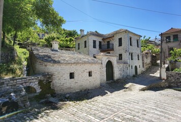 small beautiful town in albania