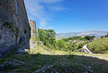Fototapeta na wymiar small old town in albania