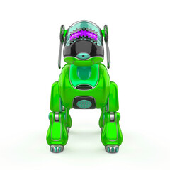 cyber dog cartoon front view