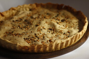 comida vegetariana y vegana, tartas integrales