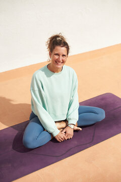 Yoga at the rooftop