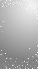 Magic stars random Christmas background. Subtle fl