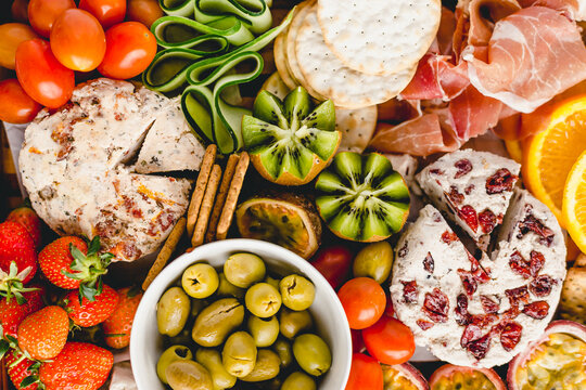 Cheese Board Flatlay
