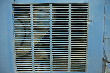 Grille. Grille for heat removal from the car.