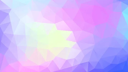 Poster Im Rahmen Light Colorful flat background with triangles for web design © igor_shmel
