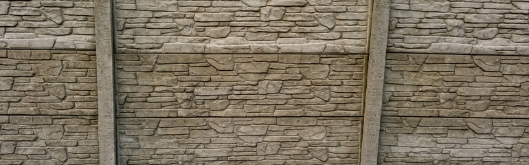 Brown stone wall