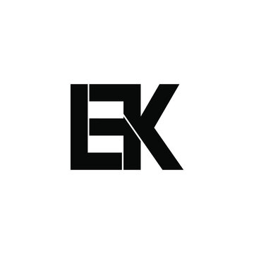lfk initial letter monogram logo design