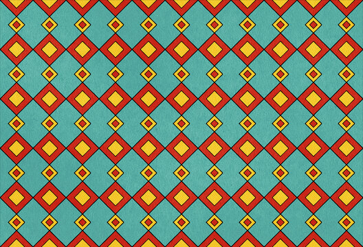 Pattern With Squares